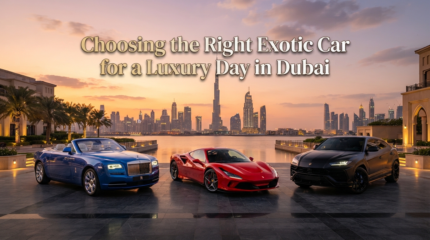 Choosing the Right Exotic Car for a Luxury Day in Dubai