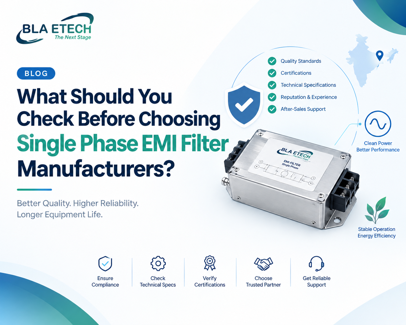 What Should You Check Before Choosing Single Phase EMI Filter Manufacturers